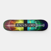 Jesus ist Lord Sword Cross Skateboard (Horizontal)