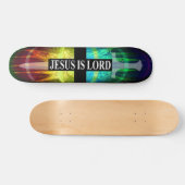 Jesus ist Lord Sword Cross Skateboard (Horizontal)