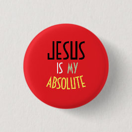 JESUS ist mein absolutes christliches Glaubenssatz Button