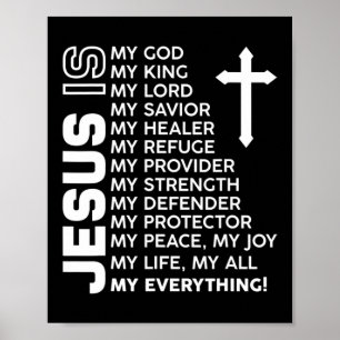 Jesus ist mein alles Jesus T-ShirtSind Sie ein Tei Poster