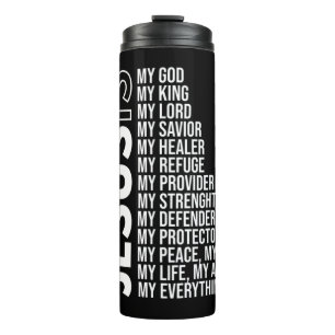 Jesus ist mein alles Jesus T-ShirtSind Sie ein Tei Thermosbecher