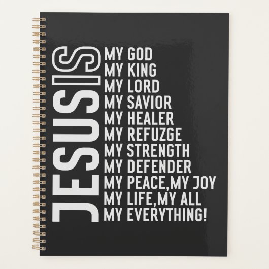 Jesus ist mein ... Alles Planer (Vorderseite)