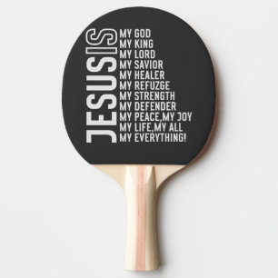 Jesus ist mein ... Alles Tischtennis Schläger