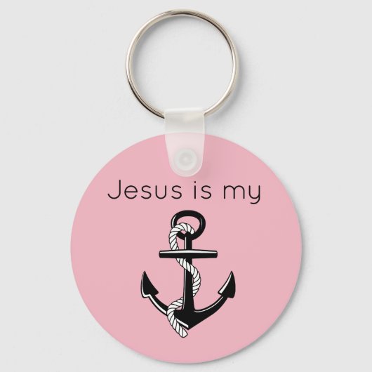 Jesus ist mein Anchor Schlüsselanhänger (Vorderseite)