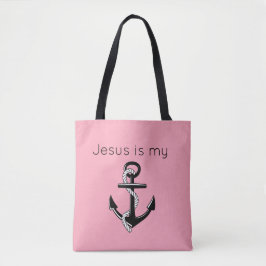 Jesus ist mein Anchor Tasche