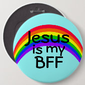 Jesus ist mein bester Freund für immer Button (Vorne & Hinten)