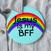 Jesus ist mein bester Freund für immer Button (Beispiel)