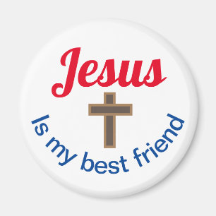 Jesus ist mein bester Friend-Kreislaufmagnet Magnet