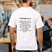 Jesus ist mein Boss Matthew Bible Verse Christlich T-Shirt