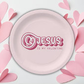 Jesus ist mein Christlicher Herzschrittmacher Pappteller