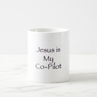Jesus ist mein Co-Pilot Becher Kaffeetasse