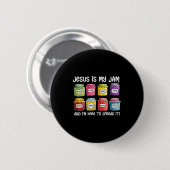 Jesus ist mein Ding und ich bin hier, um christlic Button (Vorne & Hinten)