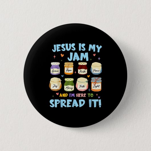 Jesus ist mein Ding und ich bin hier, um es zu ver Button (Vorderseite)