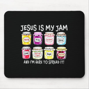Jesus ist mein Ding und ich bin hier, um es zu ver Mousepad