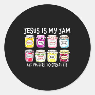 Jesus ist mein Ding und ich bin hier, um es zu ver Runder Aufkleber
