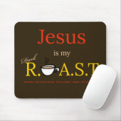 Jesus ist mein dunkler R.O.S.T. Mousepad (Mit Mouse)
