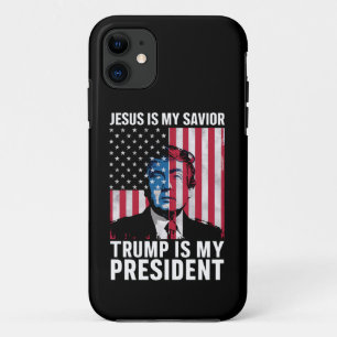 Jesus ist mein Erlöser Trump ist mein Präsident 20 Case-Mate iPhone Hülle