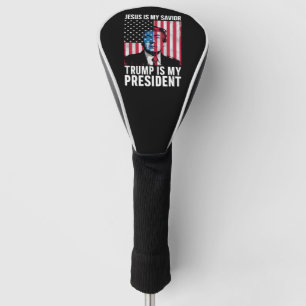 Jesus ist mein Erlöser Trump ist mein Präsident 20 Golf Headcover