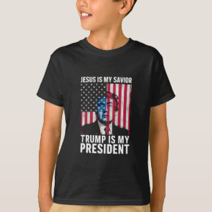 Jesus ist mein Erlöser Trump ist mein Präsident 20 T-Shirt