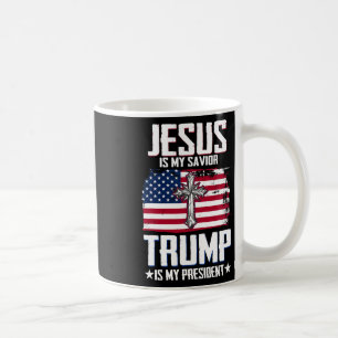 Jesus ist mein Erlöser Trump ist mein Präsident 2 Kaffeetasse