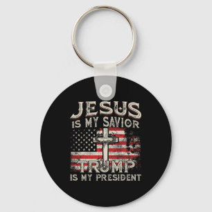 Jesus ist mein Erlöser Trump ist mein Präsident Am Schlüsselanhänger