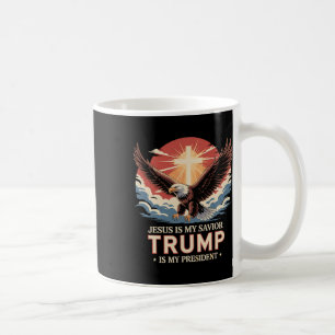 Jesus ist mein Erlöser Trump ist mein Präsident Bi Kaffeetasse