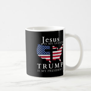 Jesus ist mein Erlöser, Trump ist mein Präsident Kaffeetasse