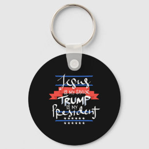 Jesus ist mein Erlöser Trump ist mein Präsident Pa Schlüsselanhänger