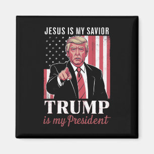 Jesus ist mein Erlöser Trump ist mein Präsident Wa Magnet