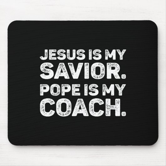 Jesus ist mein Erretter1 Mousepad (Vorne)