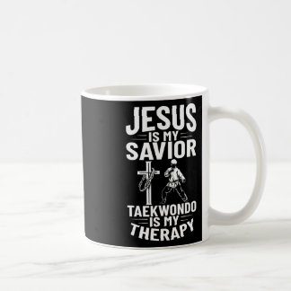 Jesus ist mein Erretter Christlich Karate Taekwond Kaffeetasse