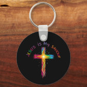 Jesus ist mein Erretter eine treue Erinnerung der  Schlüsselanhänger (Vorderseite)