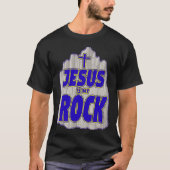 Jesus ist mein Felsen-Shirt für christliche Männer T-Shirt (Vorderseite)