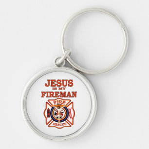 JESUS IST MEIN FEUERWEHRMANN SCHLÜSSELANHÄNGER