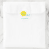 Jesus ist mein Freund! Aufkleber (Tasche)