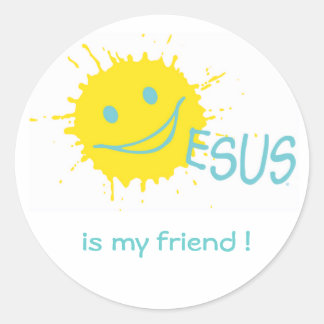 Jesus ist mein Freund! Aufkleber