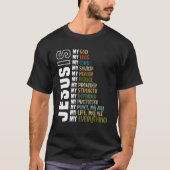 Jesus ist mein ganzes, alles, was mein Gott rettet T-Shirt (Vorderseite)