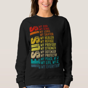 Jesus ist mein ganzes Mein Gott, mein Herr, mein S Sweatshirt