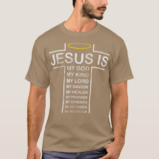 Jesus ist mein Gott Glaube Jesus Beliver Christlic T-Shirt
