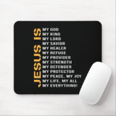 Jesus ist mein Gott Mousepad (Mit Mouse)