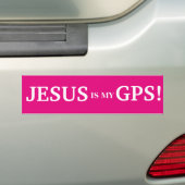 Jesus ist mein GPS! Autoaufkleber (Auf Auto)