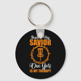 Jesus Ist Mein Heiland Disc Golf Therapie Disc Gol Schlüsselanhänger