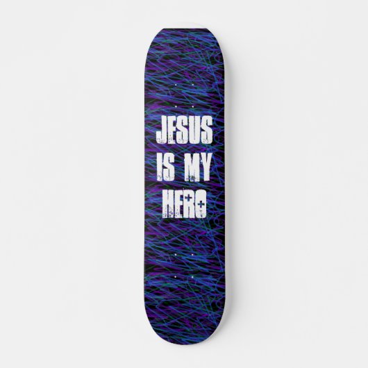 JESUS IST MEIN HELD-Skateboard Skateboard (Vorne)