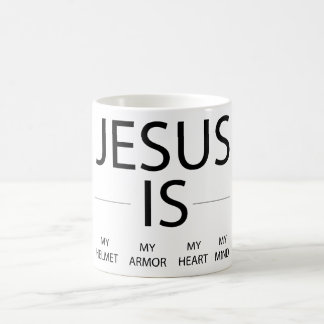 Jesus ist mein Helm, meine Rüstung, mein Herz, mei Kaffeetasse