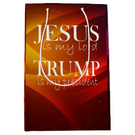 Jesus ist mein Herr Trump mein Präsident Mittlere Geschenktüte