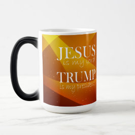 Jesus ist mein Herr Trump mein Präsident Verwandlungstasse