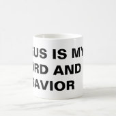 "Jesus ist mein Herr und Erretter" Klassische Tass Kaffeetasse (Mittel)