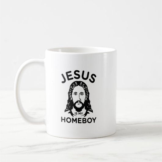 Jesus ist mein Homeboy Kaffeetasse (Links)
