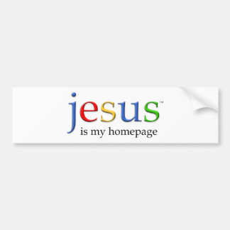 Jesus ist mein homepage autoaufkleber