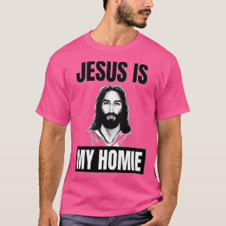 Jesus ist mein Homie Jesus ist mein Homeboy lustig T-Shirt